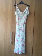 Warehouse Pure Silk Dress size 12 fully lined worn once Excellent Condition 