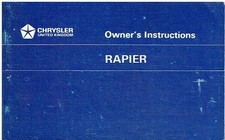 SUNBEAM RAPIER (INCL H120)