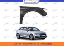 AUDI A3 FRONT WING FENDER 2012 - 2020 RIGHT DRIVER SIDE STEEL 8V0821106G