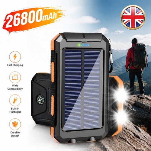 26800mah portable solar - 26800mah, power