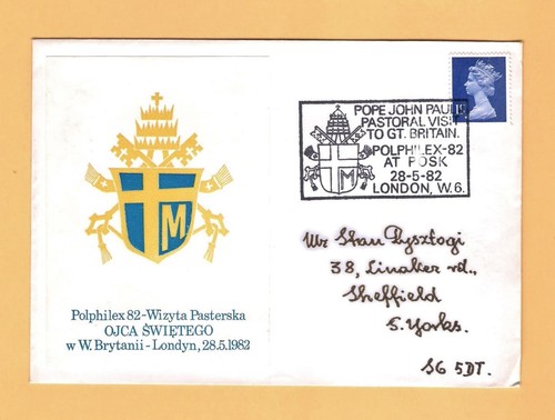 Postal cover pope - postal, ~
