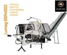 Firewood Processor 12ton Split 400mm Cutting width Lumag SSA400Z PTO Drive