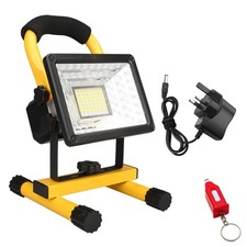 220W LED Rechargeable Cordless Work Site Flood Light Mobile Portable Camp Lamp