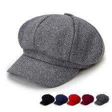 Ladies Women Girl Wool Blend Baker Boy Peaked Cap Newsboy Hat Retro Beret Cap