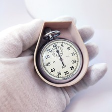 ⭐ VINTAGE soviet stop watch AGAT Mechanical 4292A 16 jewels made in USSR 1980s.