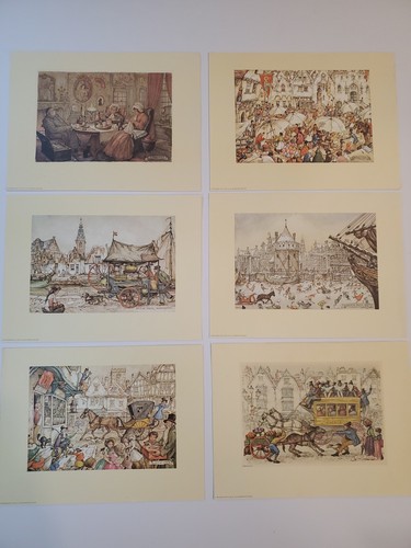 Anton pieck vintage prints - pieck, prints-