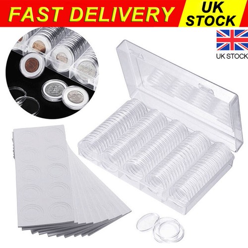 100pcs 30mm coin cases - 30mm,