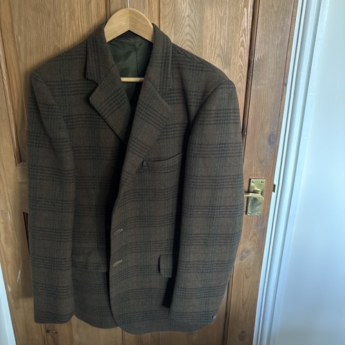 Vintage mens 40r tweed brown - vintage,