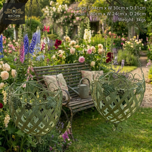 Set green lattise shabby - green,