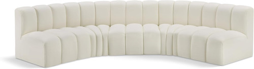 Modern cream vegan leather - modern,