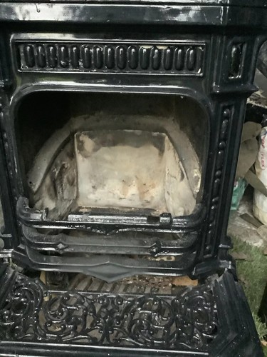 French vintage stove wood - french,