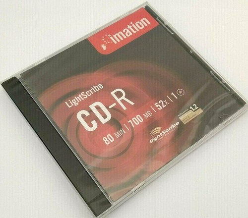 Imation r80 lightscribe 2 - cd-r80, 1.2