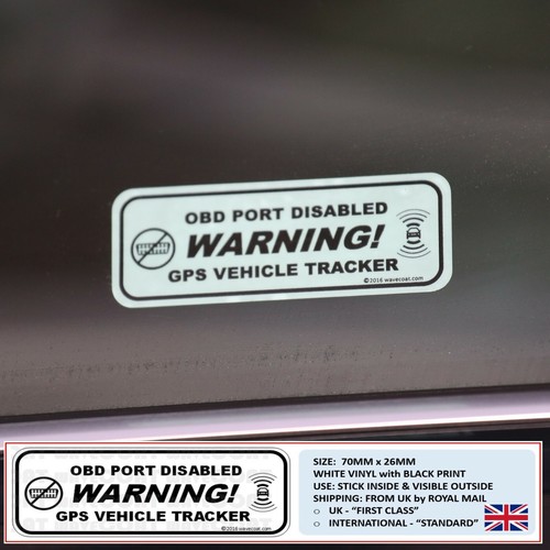 Warning obd port disabled - x,