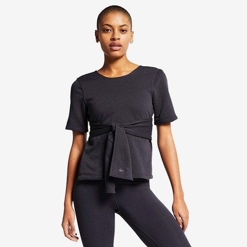 Nike studio wrap yoga top - wrap,