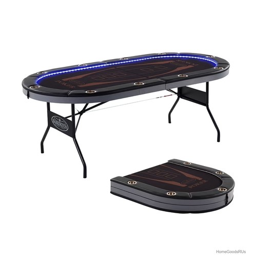 Folding poker table player - table, 10