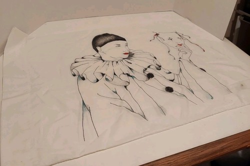 Vtg joyce panos utica pierrot - joyce,