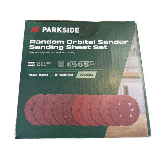 100 sanding discs - 100, 125mm