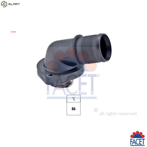 Thermostat coolant 8308 - 7.8308, for
