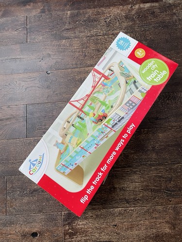 Carousel wooden city train - carousel,