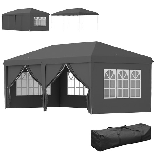 Outsunny 3x6m pop gazebo - outsunny,