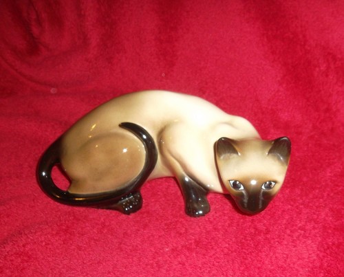 Vintage siamese cat ornament - siamese,