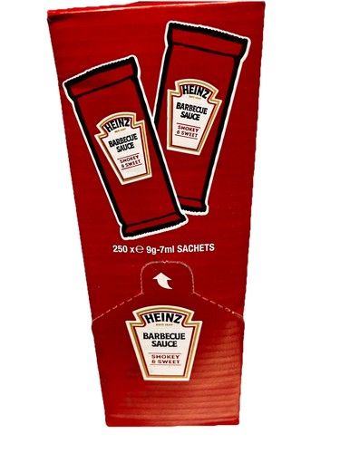 Heinz bbq sauce sachets - heinz, 9g