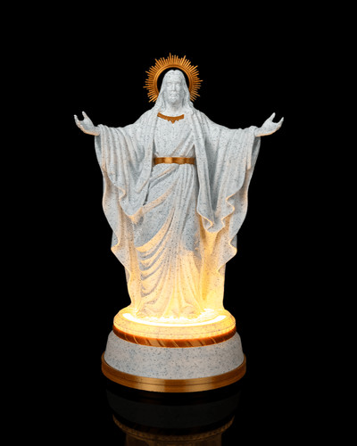 Christ light jesus - of, statue