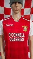 Moyross Football Club Ireland (Match Worn) Macron Football Shirt (Adult Large)