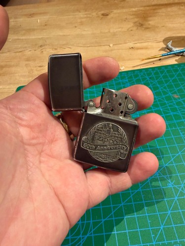Vintage zippo lighter 60th - lighter,