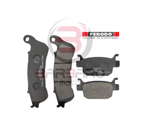 Front and rear brake - and,