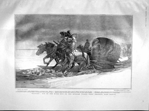 Original old antique print - original,