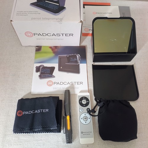 Padcaster parrot teleprompter - parrot,