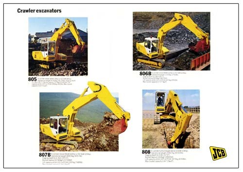 Vintage jcb 805 - vintage, 806b