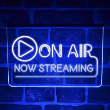 On Air Now Streaming LED Neon