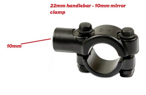 Single black 10mm - , handlebar