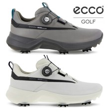 ECCO G5 BOA MENS GORE-TEX LEATHER WATERPROOF SPIKED GOLF SHOES / 2025 MODEL