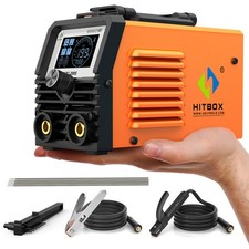 HITBOX Mini ARC Welder 200Amp Electric IGBT MMA/Stick Welding Machine Portable