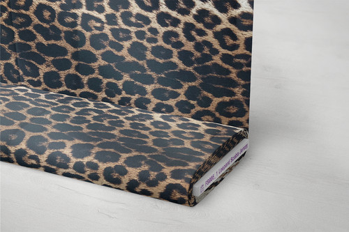Brown leopard fabric animal - brown,