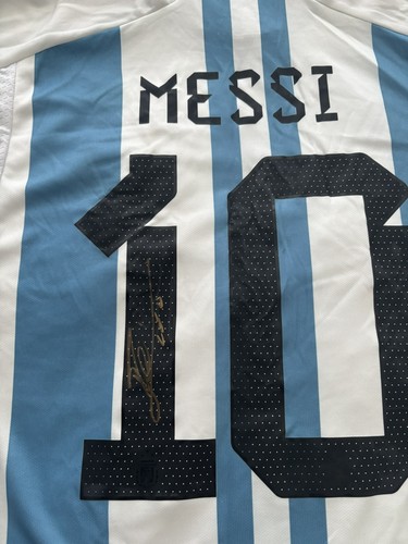 Lionel messi signed argentina - signed,