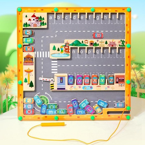 Montessori magnetic alphabet - magnetic,