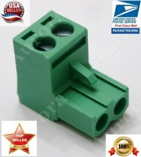 2 Pin / Pole - 5.08mm Green -Terminal Block - Pluggable Connector -Phoenix Plug