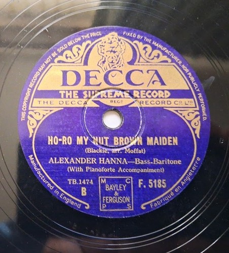 78rpm alexander - 10",