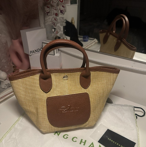 Longchamp small woven straw - longchamp, &