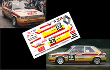 [DECALS 1/43] RENAULT 11 R11 TURBO - BERTAPELLE - RALLYE MONT BLANC 1987