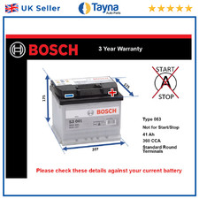 Battery fits FORD TRANSIT