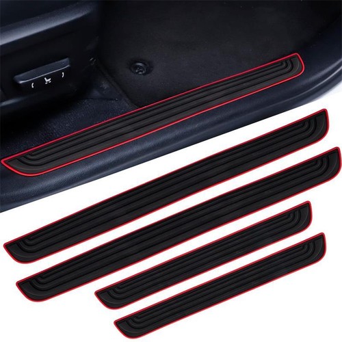 Rubber car door - 4x, plate