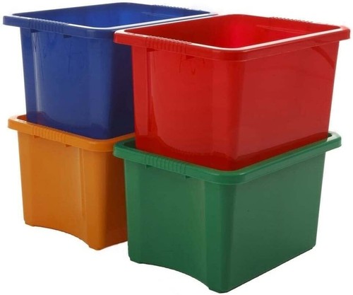 Plastic storage boxes lids - plastic,