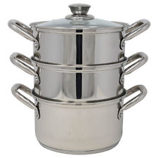 Steamer 20cm 3 Tier Stainless