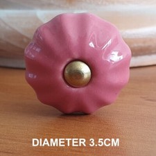 VINTAGE SHABBY CHIC VARIOUS COLOUR CERAMIC CUPBOARD DOOR KNOBS DRAWER PULLS KB07