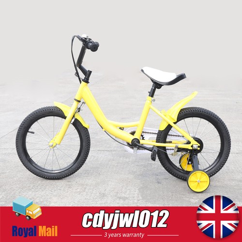 Kids bike yellow bicycle - kids,